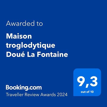 Maison Troglodytique Doue La Fontaine 외부 사진