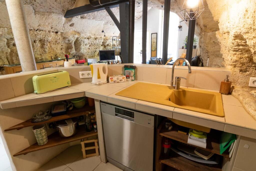 Maison Troglodytique Doue La Fontaine 외부 사진